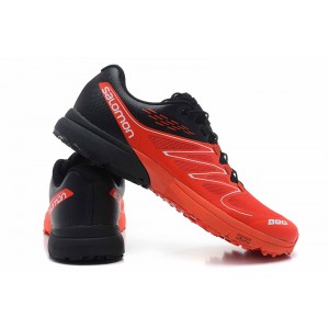 Salomon S-LAB Sense Speed Trail Running Shoes In Red Black