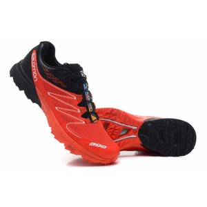 Salomon S-LAB Sense Speed Trail Running Shoes In Red Black