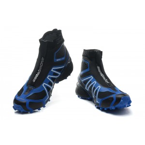 Salomon Snowcross CS Trail Running Shoes In Black Blue