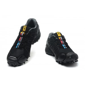 Salomon Speedcross 3 CS Trail Running Shoes In Black Gray