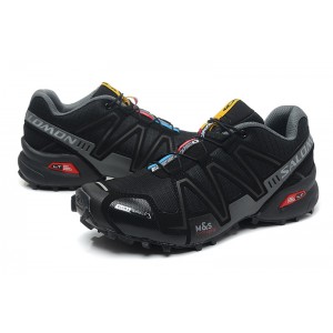 Salomon Speedcross 3 CS Trail Running Shoes In Black Gray