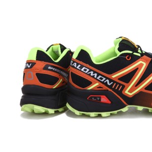 Salomon Speedcross 3 CS Trail Running Shoes In Black Orange