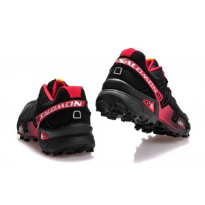 Salomon Speedcross 3 CS Trail Running Shoes In Black Red