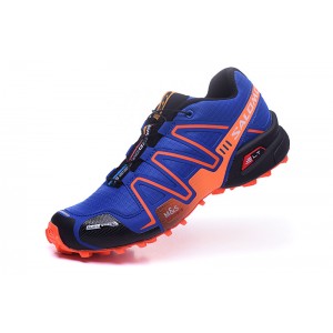 Salomon Speedcross 3 CS Trail Running Shoes In Blue Orange
