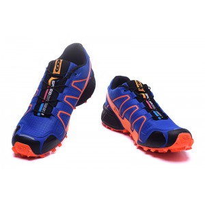 Salomon Speedcross 3 CS Trail Running Shoes In Blue Orange