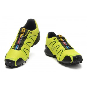 Salomon Speedcross 3 CS Trail Running Shoes In Fluorescent Green Black