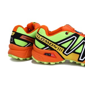 Salomon Speedcross 3 CS Trail Running Shoes In Fluorescent Green Orange