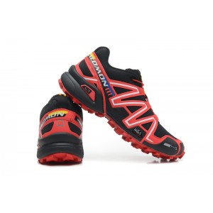 Salomon Speedcross 3 CS Trail Running Shoes In Red Black