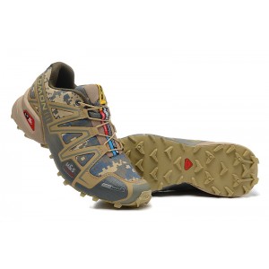 Salomon Speedcross 3 CS Trail Running Shoes In Sand Camouflage