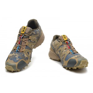 Salomon Speedcross 3 CS Trail Running Shoes In Sand Camouflage