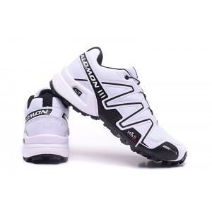 Salomon Speedcross 3 CS Trail Running Shoes In White Black