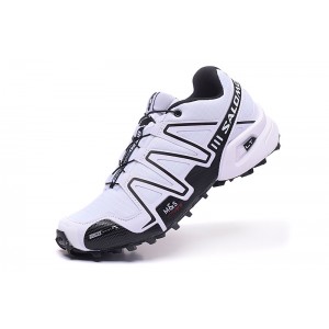 Salomon Speedcross 3 CS Trail Running Shoes In White Black