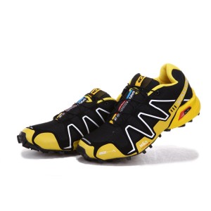 Salomon Speedcross 3 CS Trail Running Shoes In Yellow Black