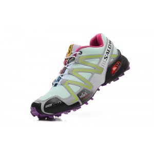 Women Salomon Speedcross 3 CS Trail Running Shoes In Lake Blue Purple