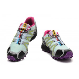 Women Salomon Speedcross 3 CS Trail Running Shoes In Lake Blue Purple