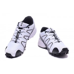 Women Salomon Speedcross 3 CS Trail Running Shoes In White Black
