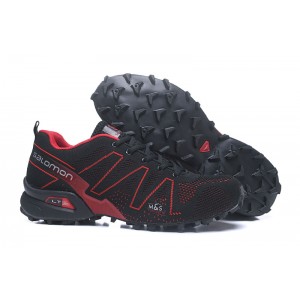 Salomon Speedcross 3 Adventure Shoes In Black Red