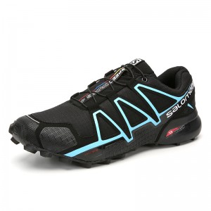Salomon Speedcross 4 Trail Running Shoes In Black Blue