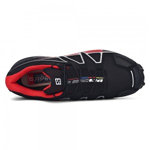 Salomon Speedcross 4 Trail Running Shoes In Black Red