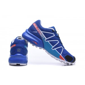 Salomon Speedcross 4 Trail Running Shoes In Blue Blue