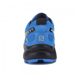 Salomon Speedcross 4 Trail Running Shoes In Blue Yellow