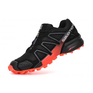 Salomon Speedcross 4 Trail Running Shoes In Orange Black