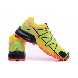 Salomon Speedcross 4 Trail Running Shoes In Yellow Orange