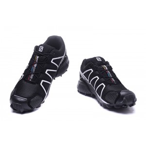 Women Salomon Speedcross 4 Trail Running Shoes In Black White