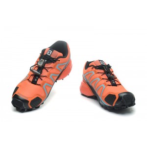Women Salomon Speedcross 4 Trail Running Shoes In Orange Black