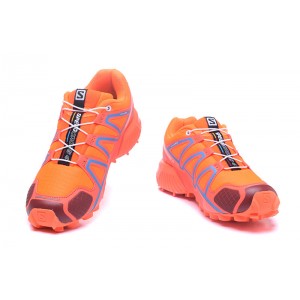 Women Salomon Speedcross 4 Trail Running Shoes In Orange Wine