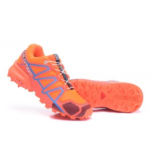 Women Salomon Speedcross 4 Trail Running Shoes In Orange Wine