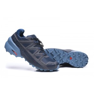 Salomon Speedcross 5 GTX Trail Running Shoes In Deep Blue Gray