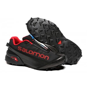Salomon Speedcross 5M Running Shoes In Black Red