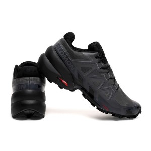 Men's Salomon Shoes Speedcross 6 Trail Running In Dark Gray