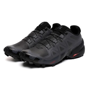 Men's Salomon Shoes Speedcross 6 Trail Running In Dark Gray