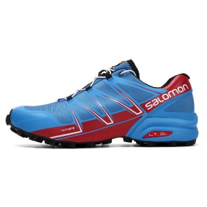 Salomon Speedcross Pro Contagrip Shoes In Blue Red