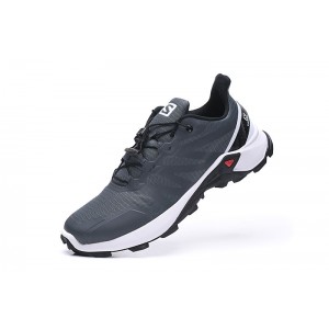 Men's Salomon Shoes Supercross Trail Running In Gray