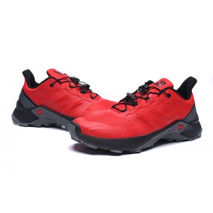 Men's Salomon Shoes Supercross Trail Running In Red