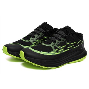 Salomon Ultra Glide Trail Running Shoes In Black Fluorescent Green