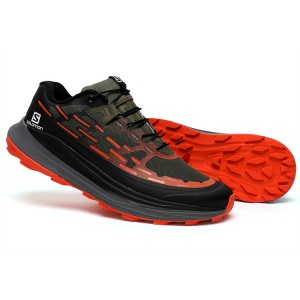 Salomon Ultra Glide Trail Running Shoes In Black Red