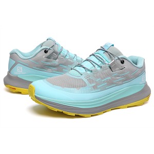 Salomon Ultra Glide Trail Running Shoes In Gray Cyan