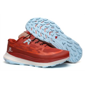 Salomon Ultra Glide Trail Running Shoes In Red White