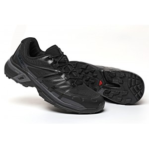 Women Salomon XT-Wings 2 Unisex Sportstyle Shoes In Black Deep Gray