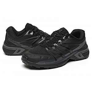 Women Salomon XT-Wings 2 Unisex Sportstyle Shoes In Black Deep Gray