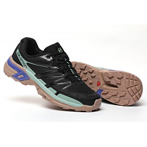 Women Salomon XT-Wings 2 Unisex Sportstyle Shoes In Black Seafoam