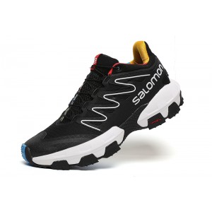 Salomon XA Pro Street Sneakers Shoes In Black White Yellow