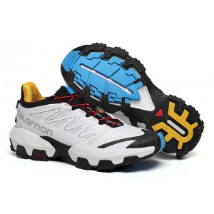 Salomon XA Pro Street Sneakers Shoes In White Black Yellow