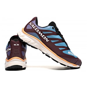 Salomon XT-4 Advanced Unisex Sportstyle Shoes In Blue Brown