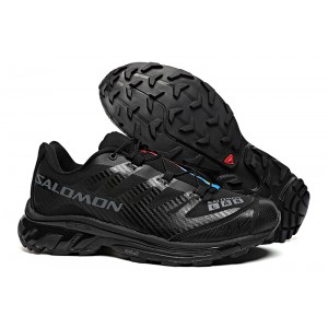 Salomon XT-4 Advanced Unisex Sportstyle Shoes In Full Black
