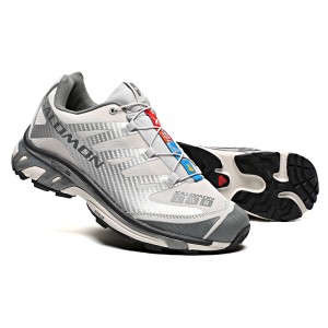 Salomon XT-4 Advanced Unisex Sportstyle Shoes In Silver Gray